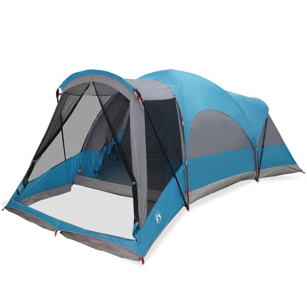 vidaXL Tunneltelt for camping 8 personer blå vanntett