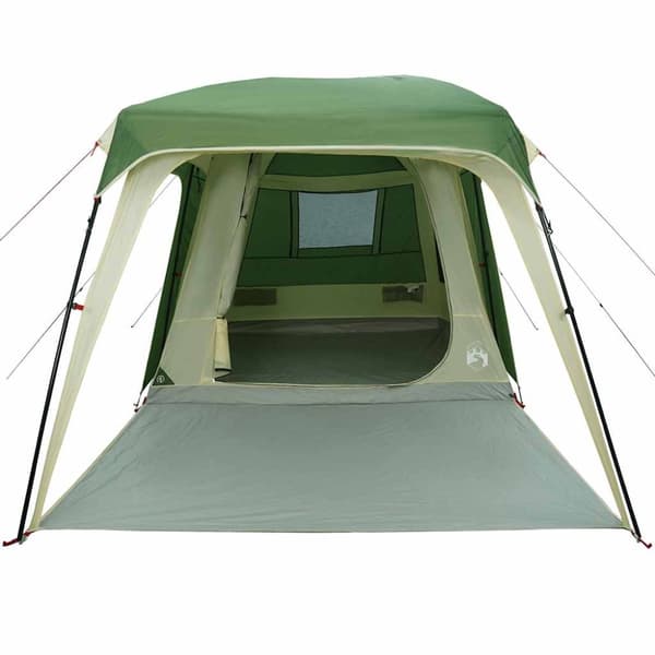 vidaXL Campingtelt med verandakuppel 5 personer grønn vanntett