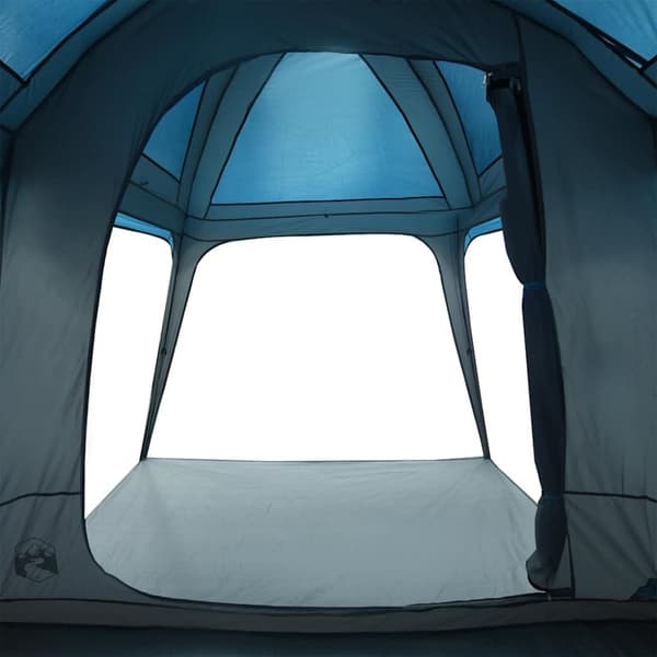 vidaXL Campingtelt med verandakuppel 5 personer blå vanntett