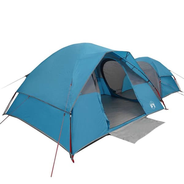 vidaXL Campingtelt 5 personer blå vanntett