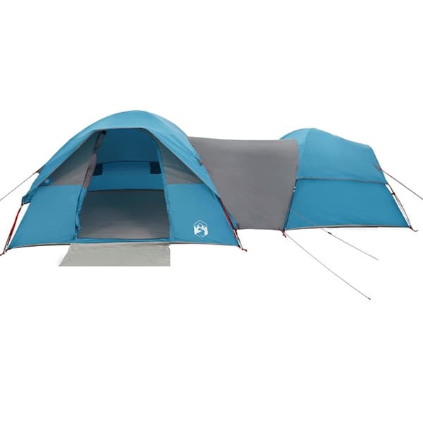 vidaXL Campingtelt 5 personer blå vanntett