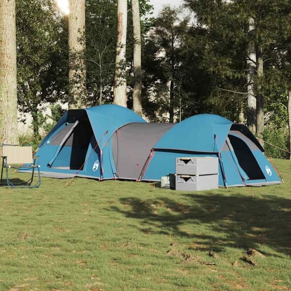 vidaXL Campingtält 5 personer grön vattentätt