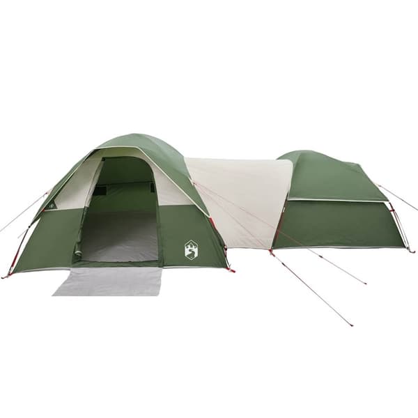 vidaXL Campingtält 5 personer grön vattentätt