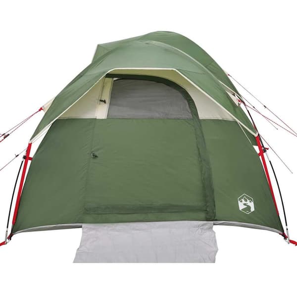 vidaXL Campingtält 5 personer grön vattentätt