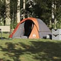 Miniatyrbild 1 av 2: Campingtält 4 personer grå och orange vattentätt
