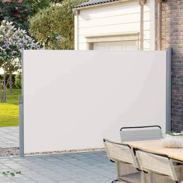 Side Canopy - Privatlivsskærm - Udvidelig - 200 x 400 cm - Beige