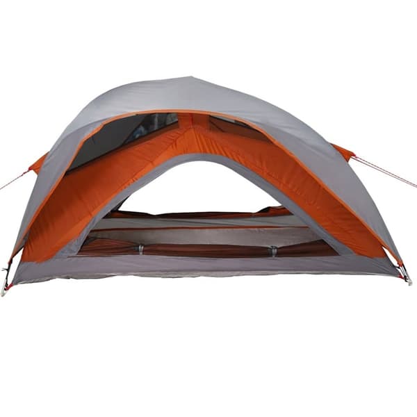 vidaXL 1-personers campingtelt vandtæt grå og orange