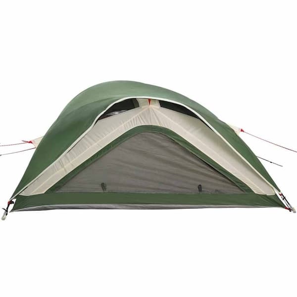 vidaXL Campingtält 1 person grön vattentätt