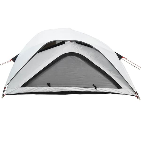 vidaXL Campingtelt for 1 personer hvit blendingsstoff vanntett