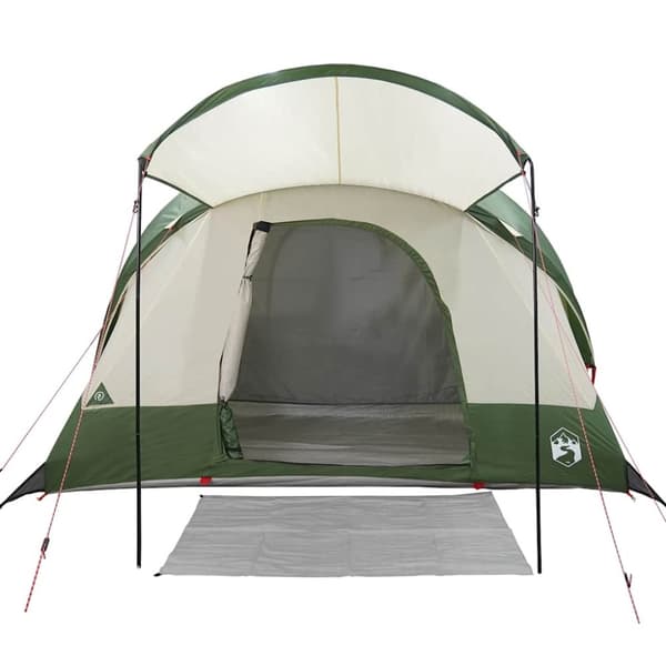 vidaXL 8-personers campingtelt vandtæt grøn