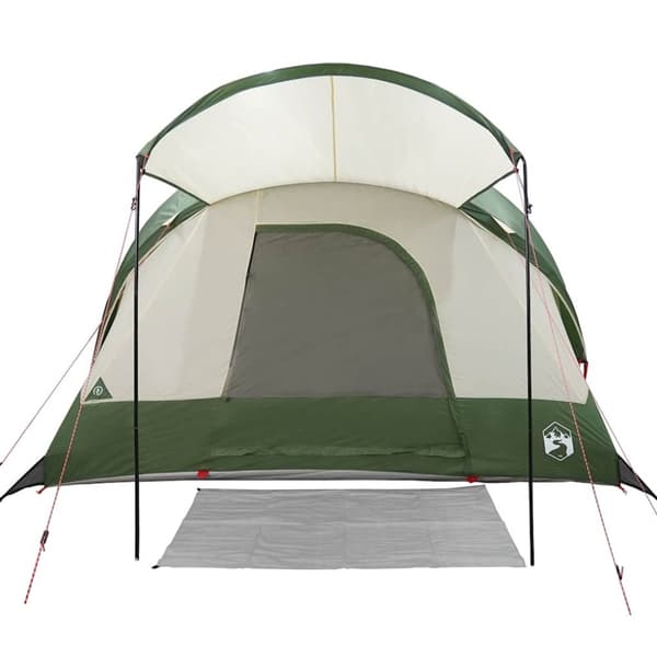 vidaXL 8-personers campingtelt vandtæt grøn
