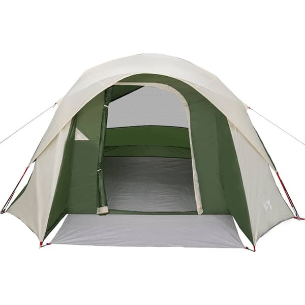 vidaXL 4-personers campingtelt vandtæt grøn