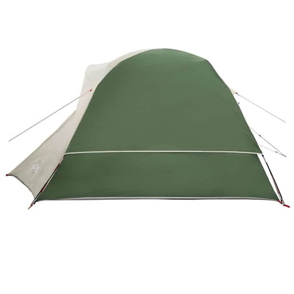 vidaXL 4-personers campingtelt vandtæt grøn