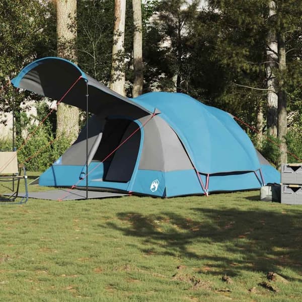 vidaXL 8-personers campingtelt vandtæt blå