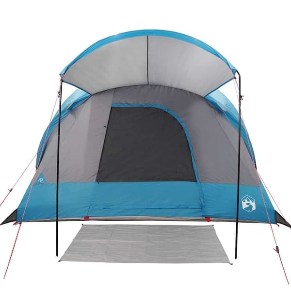 vidaXL 8-personers campingtelt vandtæt blå