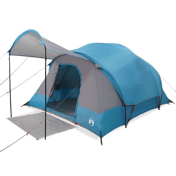 vidaXL 8-personers campingtelt vandtæt blå