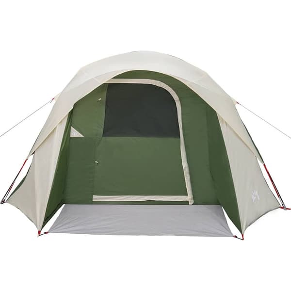 vidaXL Campingtält 4 personer grön vattentätt