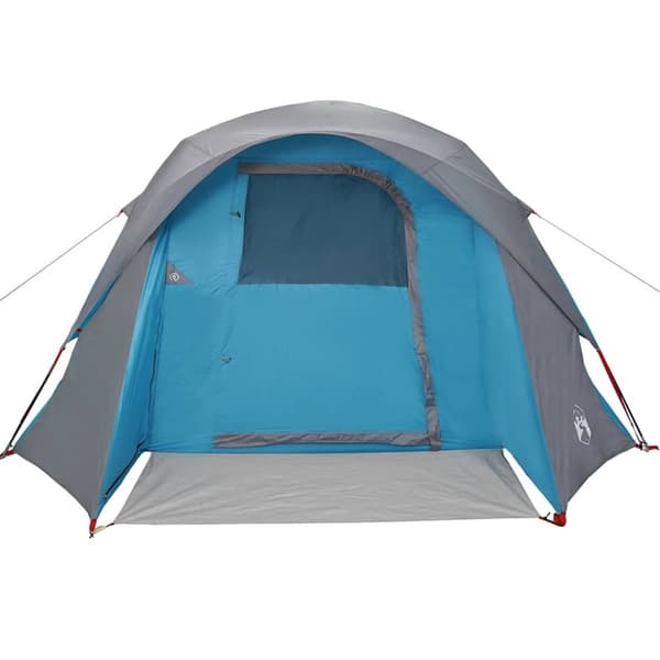 vidaXL Campingtelt 6 personer blå vanntett