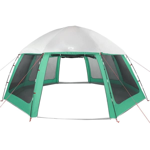 vidaXL pooltelt med aftagelig flue og netvægge 510x510 cm havgrøn