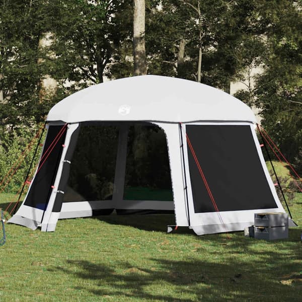 vidaXL pooltelt med aftagelig flue og netvægge 512x458 cm grå