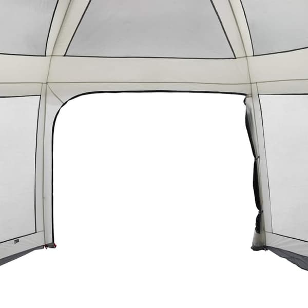 vidaXL pooltelt med aftagelig flue og netvægge 618x532 cm grå