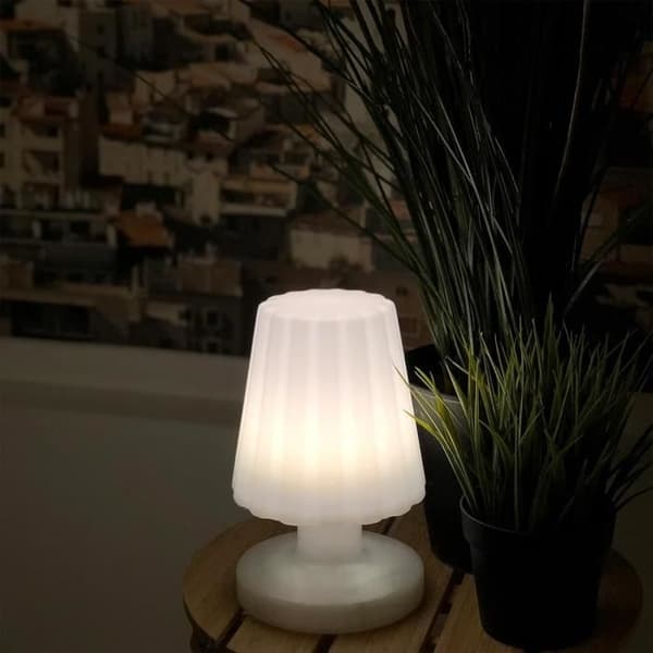 Mini trådlös bordslampa - LUMISKY - LADY MINI - H22 cm - Uppladdningsbar - Varmvit LED
