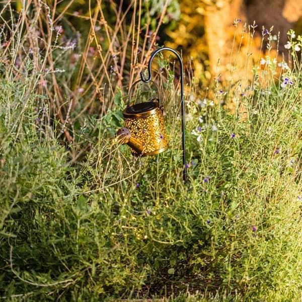 Dekorativ LED-solfyr att plantera - LUMISKY - ARROSY - H78 cm - Vattenkannas form