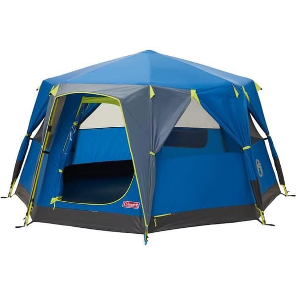 OctaGo tält - COLEMAN - 3 platser - Blå - Camping - Vuxen - Blandat Blå