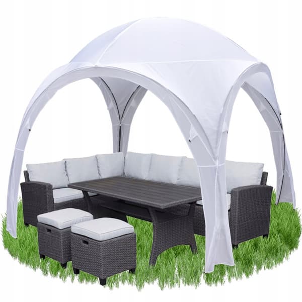 PAVILION, HAVE CAMPING TELT, foldbart TIL TERRASSE, lysthus, 3,2 m x 2,5 m