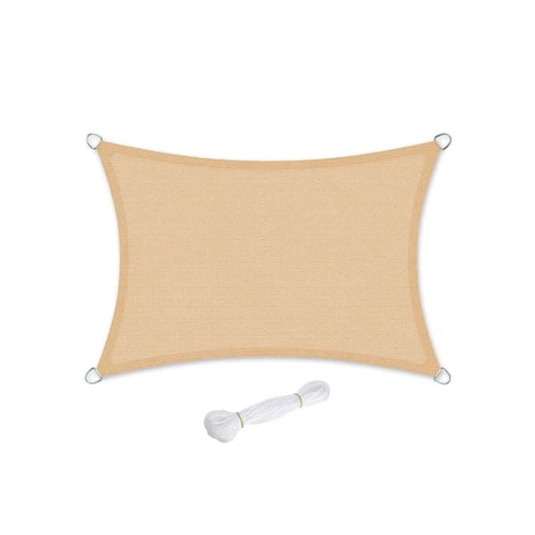 Luifel - Sunshade - 3 x 5 m - Tåre -resistent Sunsleil - Sandy gul