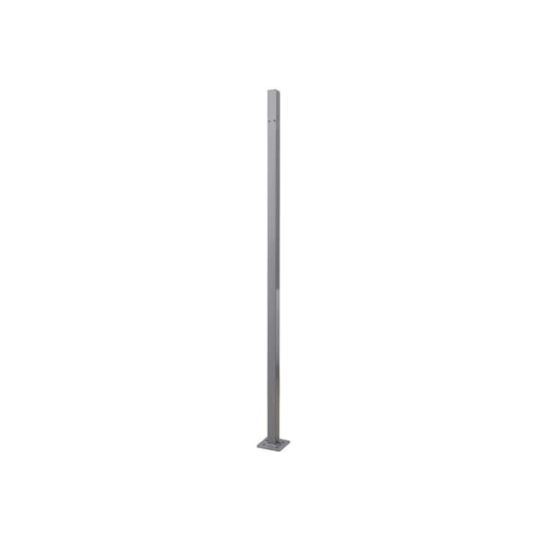 Pole - liigan tuki - 11,5 x 11,5 x 152 cm - harmaa