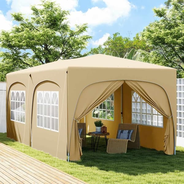 Rootz 3 x 6m Pop -up Gazebo - Puutarhateltta - Ulkokatos - UPF50+ UV -suoja - 597cm x 300cm x 270cm