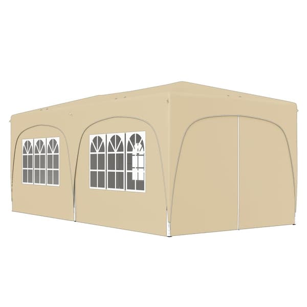 Rootz 3 x 6m Pop -up Gazebo - Puutarhateltta - Ulkokatos - UPF50+ UV -suoja - 597cm x 300cm x 270cm