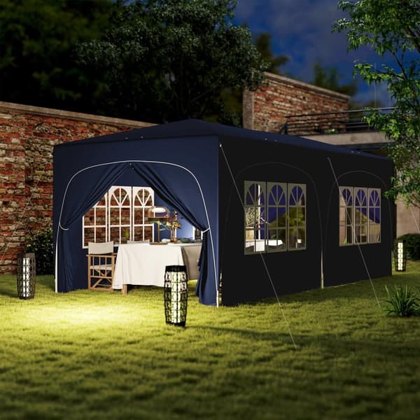Rootz 3x6m Pop -Up Gazebo - Havetelt - Paviljongen - UPF50+ UV -beskyttelse - Justerbar højde - 597 cm x 300 cm x 270 cm