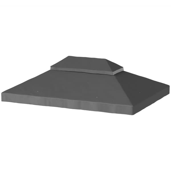 Rootz Gazebo Replacement Roof - Canopy Cover - Sunshade - UPF30+ Beskyttelse - 400 cm x 300 cm