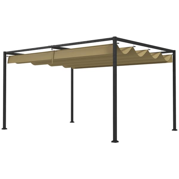 Rootz Pergola - Garden Canopy - Patio cover - UV & Water Repellent - 400L X 300W X 222H CM