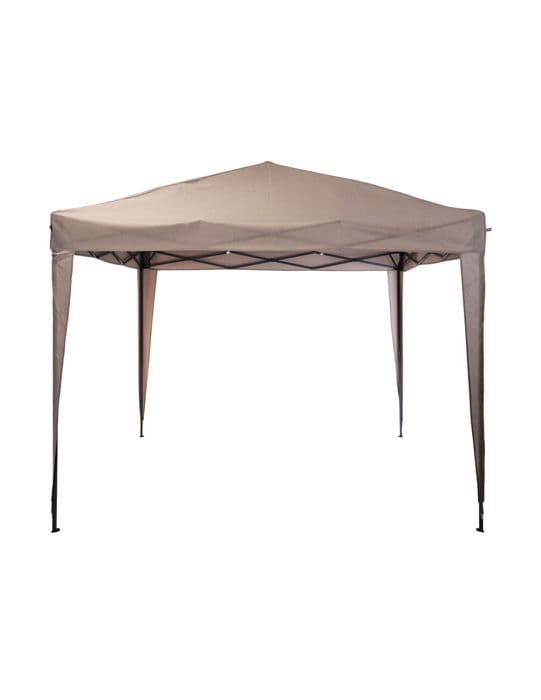 Fälltält - Fe7000400 - 3x3m - Färg taupe - Manuell montering - Tillfällig användning
