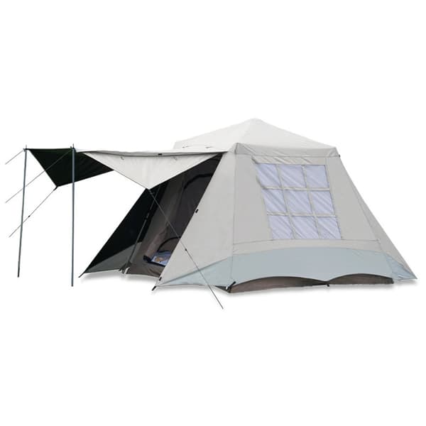 Campingtält, Dubbel-Lager Design, Automatisk Uppställning,Grå