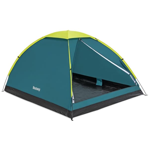 Bestway Teltta Polyester Lasikuitu 240x200x135 cm Camping 68143 Vihreä, Harmaa, Lime