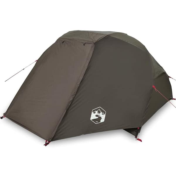 vidaXL Campingtelt 5 personer brun vanntett