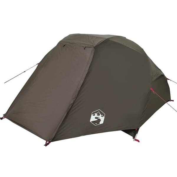 vidaXL Campingtelt 3 personer brun vanntett