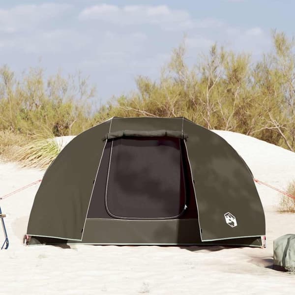 vidaXL Campingtelt 3 personer brun vanntett