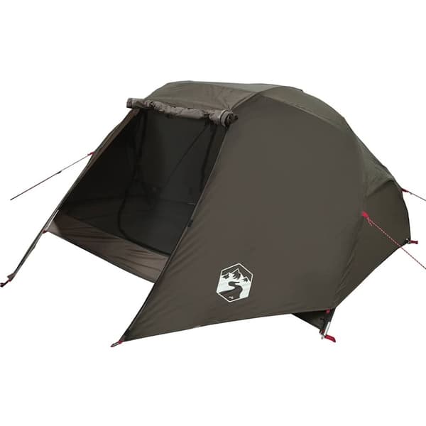 vidaXL Campingtelt 3 personer brun vanntett