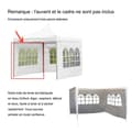 Miniatyrbild 3 av 4: INN Utetält 210D Oxford Duk Roman Fönster 3x2m Regntätt vindtätt Solskydd Oxford Duk Vit