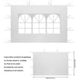 Miniatyrbild 2 av 4: INN Utetält 210D Oxford Duk Roman Fönster 3x2m Regntätt vindtätt Solskydd Oxford Duk Vit