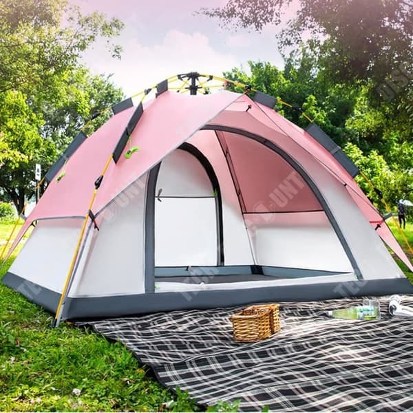 TD® utomhustält förtjockat helautomatisk pop-up bärbar utomhus picknick vattentät park campin utrustning