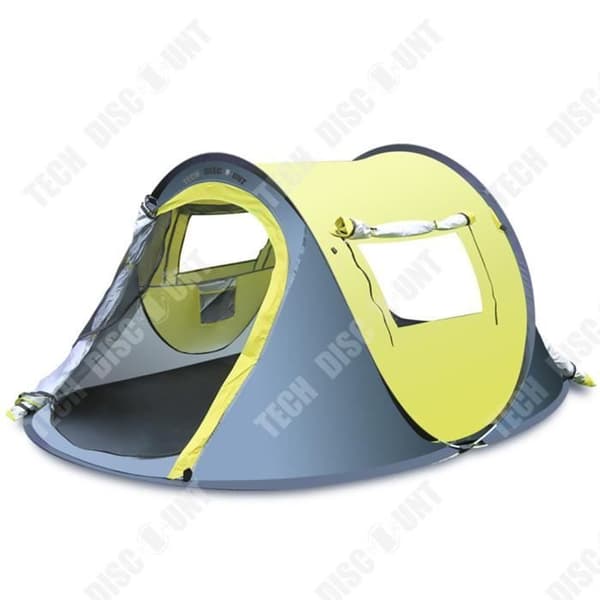 TD® Helautomatiskt campingtält, fristående, snabböppningsbart, regn- och vindtätt, i Ox-tyg