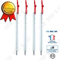 Miniatyrbild 2 av 4: TD® 4-delat set 18 cm tältpinnar - Tjocka campingpinnar Monterade legeringstälttillbehör Vit