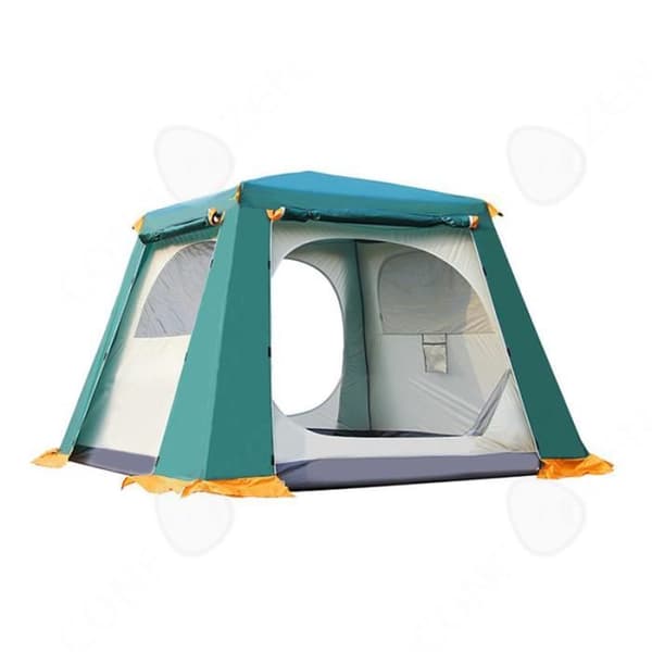 CONFO® Camping Tält Utomhus Camping Park Vattentät Vindtät Solskydd Dubbeldäck Familj Fritid 4 Person