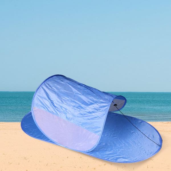 TD® TECH RABATT Anti UV Pop Up strandtält 240 cm x 140 cm x 90 cm Grå + 1 väska